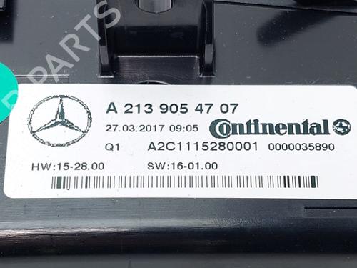 Climate control MERCEDES-BENZ E-CLASS Coupe (C238) E 300 (238.348) | BP40503350I5 - Image 5