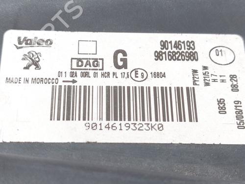 Left headlight PEUGEOT PARTNER Box Body/MPV (K9) 1.5 BlueHDi 75 | BP40503334C28  - Image 7
