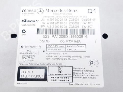 Control unit MERCEDES-BENZ GLK-CLASS (X204) 220 CDI 4-matic (204.984, 204.997) | BP28710297M11 - Image 4