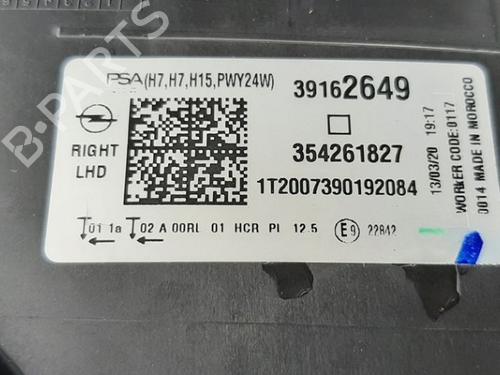 Right headlight OPEL CORSA F (P2JO) 1.2 (68) | BP36698461C29 - Image 2