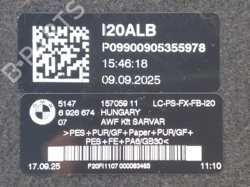 Rear parcel shelf BMW i4 (G26) eDrive35 | BP32069734C85 - Image 4