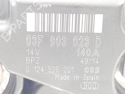 Alternator AUDI A1 Sportback (8XA, 8XF) 1.2 TFSI | BP22989477M7 