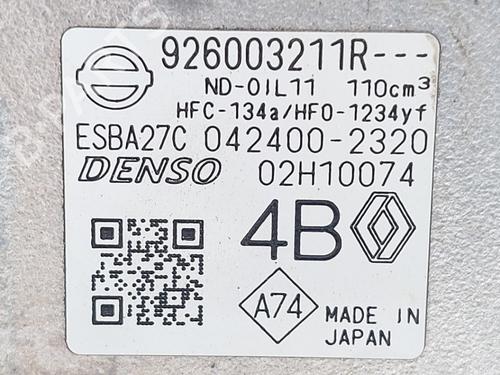 AC compressor DACIA JOGGER (RK_) 1.6 HYBRID 140 (RKN8) | BP31863921M34 