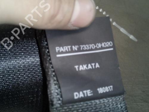 Rear right seatbelt TOYOTA AYGO (_B4_) 1.0 (KGB40) | BP19749116I28 