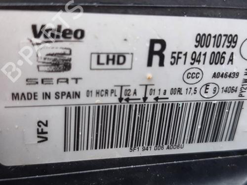 Right headlight SEAT LEON (5F1) 1.2 TSI | BP28977166C29 