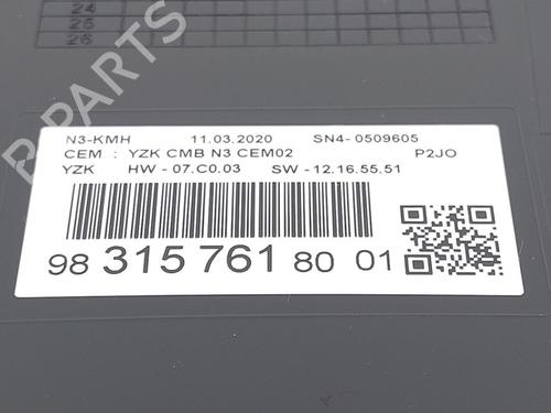 Control unit OPEL CORSA F (P2JO) 1.2 (68) | BP38958632M11 - Image 4