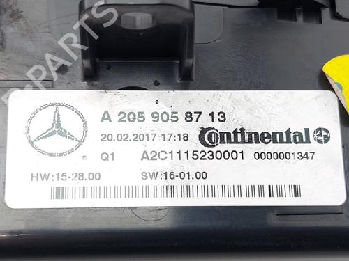 Climate control MERCEDES-BENZ C-CLASS (W205) C 180 (205.040, 205.140) | BP27256668I5