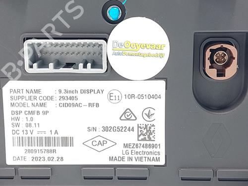 Control unit RENAULT ZOE Hatchback Van (BFM_) Electric (BFMC, BFMD) | BP32069667M11  - Image 5