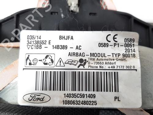 Høyre gardin kollisjonspute FORD FIESTA VI (CB1, CCN) 1.6 TDCi | BP19758105C12