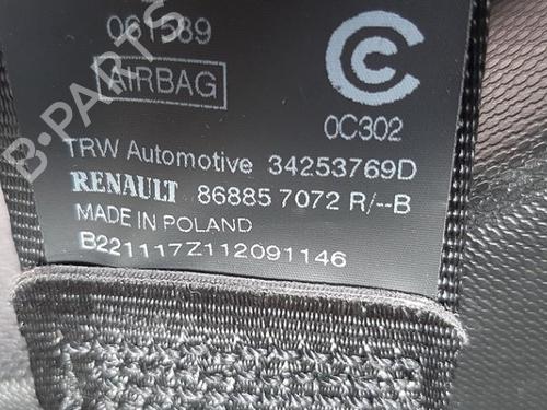 Kollisonspute sett RENAULT TWINGO III (BCM_, BCA_) 1.0 SCe 70 | BP30812115C86