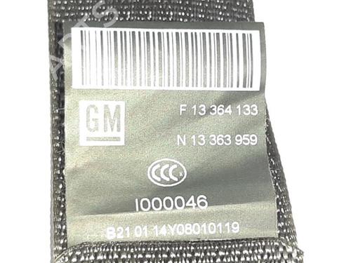 Rear right seatbelt OPEL MERIVA B MPV (S10) 1.4 (75) | BP19750352I28 