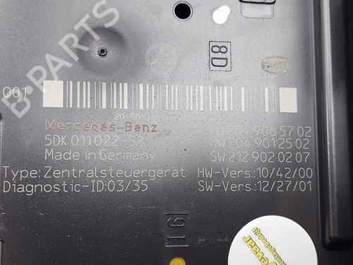 Control unit MERCEDES-BENZ GLK-CLASS (X204) 220 CDI 4-matic (204.984, 204.997) | BP28710300M11 - Image 4