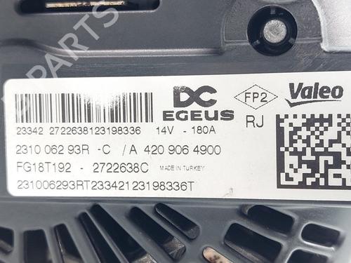 Alternator RENAULT KANGOO III Box Body/MPV 1.5 Blue dCi 75 (FJAA) | BP36490639M7 - Image 5
