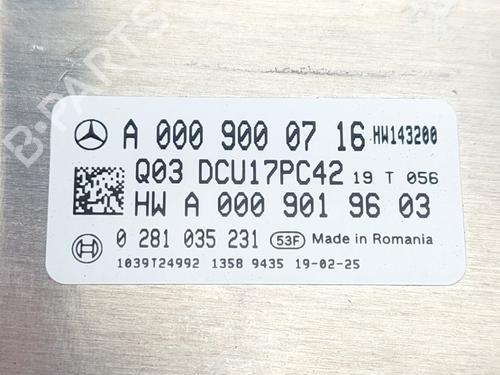 Control unit MERCEDES-BENZ VITO Van (W447) 116 CDI (447.601, 447.603, 447.605) | BP19769599M11 