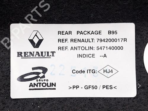 Rear parcel shelf RENAULT MEGANE III Hatchback (BZ0/1_, B3_) 1.2 TCe (BZ2B, BZ11) | BP29639123C85 