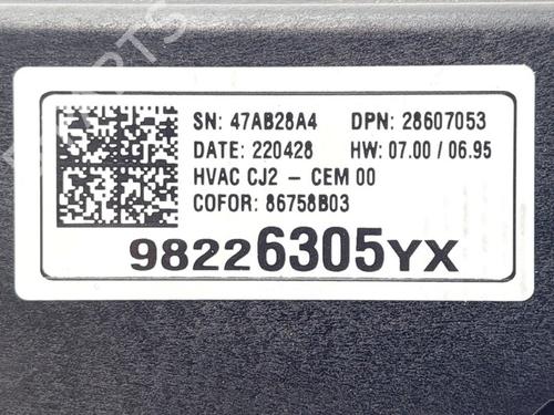 Climate control OPEL CROSSLAND X / CROSSLAND (P17, P2QO) 1.2 (75) | BP23272730I5 