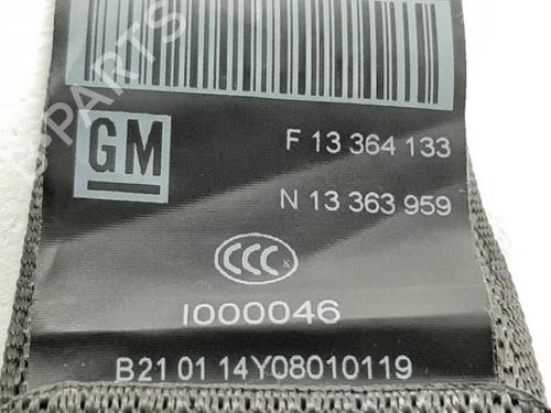 Rear right seatbelt OPEL MERIVA B MPV (S10) 1.4 (75) | BP19750352I28 