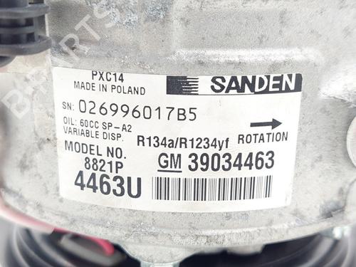 AC compressor OPEL ASTRA K (B16) 1.4 Turbo (68) | BP19768268M34 