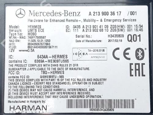 Electronic module MERCEDES-BENZ E-CLASS Coupe (C238) E 300 (238.348) | BP40503365M83 - Image 3