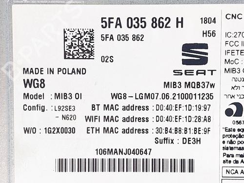 Control unit SEAT LEON Sportstourer (KL8, KLD) 1.5 TSI | BP30875638M11 - Image 4