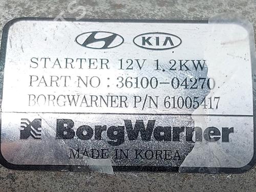 Starter KIA STONIC (YB) 1.0 T-GDi | BP39209296M8 - Image 5