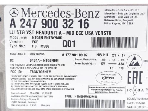 Electronic module MERCEDES-BENZ B-CLASS Sports Tourer (W247) B 200 d (247.012) | BP27577804M83 