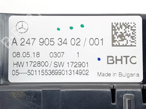 Climate control MERCEDES-BENZ A-CLASS (W177) A 250 (177.046) | BP19767222I5 
