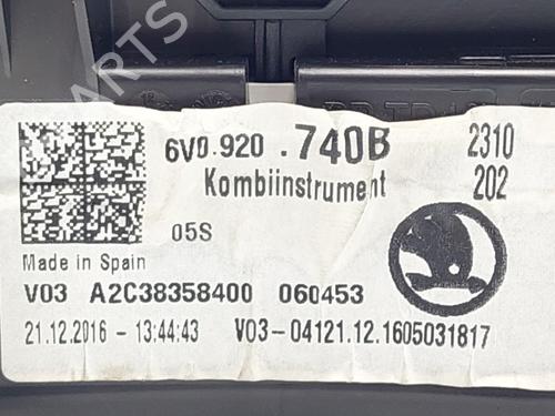 Instrument cluster SKODA FABIA III (NJ3) 1.2 TSI | BP21133530C47 