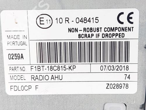 Electronic module FORD FOCUS III Turnier 1.0 EcoBoost | BP21492204M83 