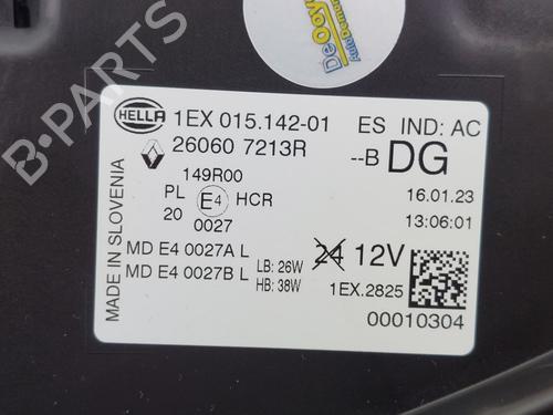 Left headlight RENAULT MEGANE E-TECH SUV EV60 (BNJ1) | BP32148507C28 