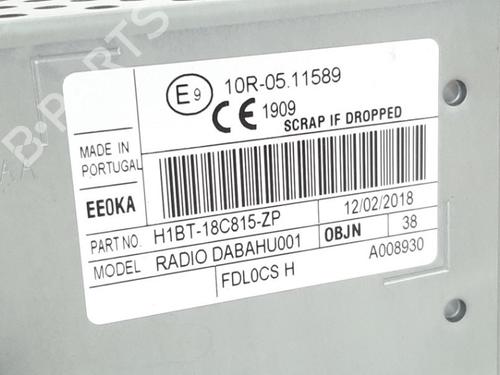Radio FORD FIESTA VII (HJ, HF) 1.0 EcoBoost | BP19751563E6 