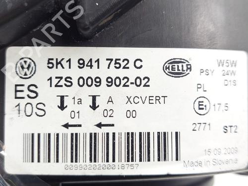 Right headlight VW GOLF VI (5K1) 1.8 TSI | BP21382969C29 