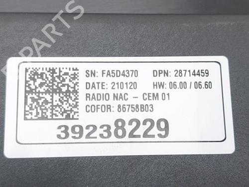 Electronic module OPEL CROSSLAND X / CROSSLAND (P17, P2QO) 1.2 (75) | BP23134972M83 