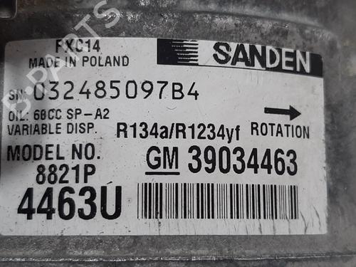 AC compressor OPEL ASTRA K Sports Tourer (B16) 1.0 Turbo (35) | BP19758614M34 