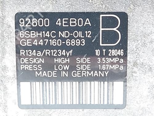 AC compressor NISSAN QASHQAI II (J11, J11_) 1.2 DIG-T | BP28294518M34 