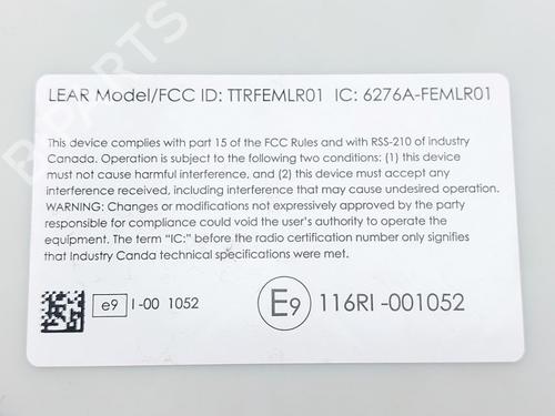 Electronic module BMW 1 (F20) 116 d | BP27305523M83 