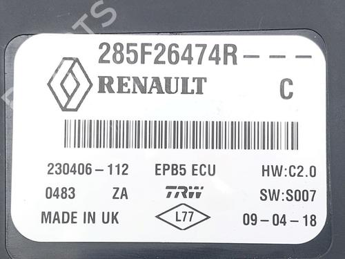 Electronic module RENAULT GRAND SCÉNIC IV (R9_) 1.5 dCi 110 (R9A3) | BP29954577M83 