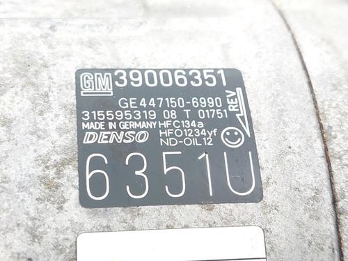 AC compressor OPEL CORSA E (X15) 1.3 CDTI (08, 68) | BP19763934M34 