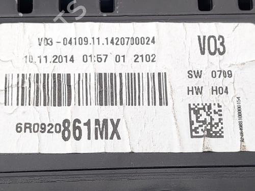 Instrument cluster VW POLO V (6R1, 6C1) 1.2 TDI | BP23748566C47 