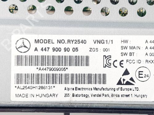 Electronic module MERCEDES-BENZ VITO Van (W447) 111 CDI (447.601, 447.603, 447.605) | BP19769800M83 