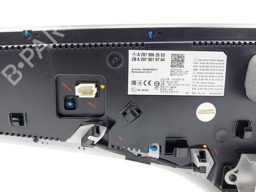 Display monitor MERCEDES-BENZ EQS SUV (X296) 450+ (296.623) | BP23897426C48 