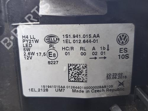 Left headlight VW UP! (121, 122, BL1, BL2, BL3, 123) 1.0 | BP38958682C28 - Image 2