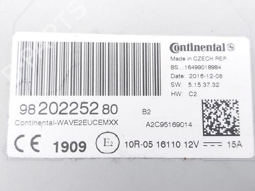 Electronic module CITROËN C3 III (SX) 1.2 VTi 82 | BP28294446M83