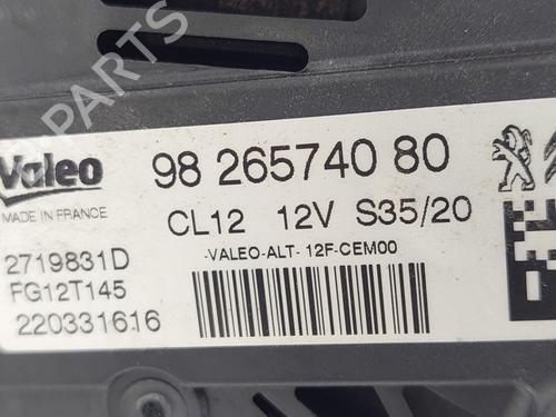 Alternator PEUGEOT 208 II (UB_, UP_, UW_, UJ_) 1.2 PureTech 100 | BP19763562M7 