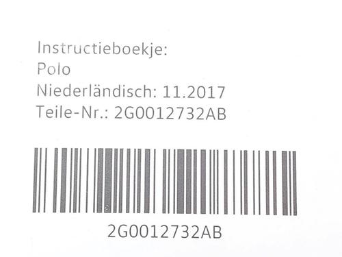 Andre VW POLO VI (AW1, BZ1, AE1) 1.0 TSI | BP31150440O1 