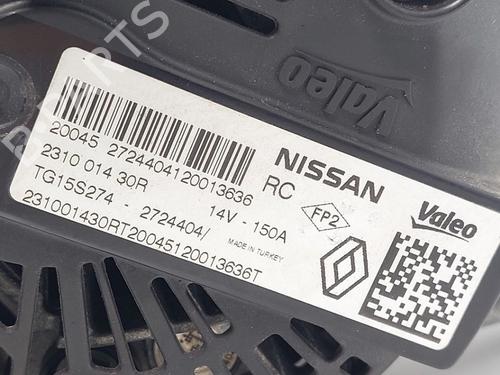 Alternator NISSAN MICRA V (K14) 1.0 IG-T 100 | BP31970222M7 