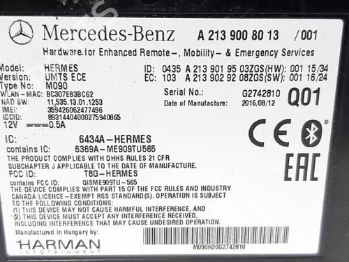 Electronic module MERCEDES-BENZ A-CLASS (W176) A 180 CDI / d (176.012) | BP19754141M83 