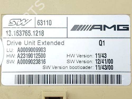 Control unit MERCEDES-BENZ CLS (C218) CLS 63 AMG 4-matic (218.392) | BP38624854M11 - Image 3