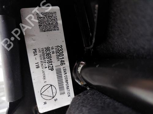 Right front seat PEUGEOT PARTNER Box Body/MPV (K9) 1.5 BlueHDi 75 | BP31259867C16  - Image 6