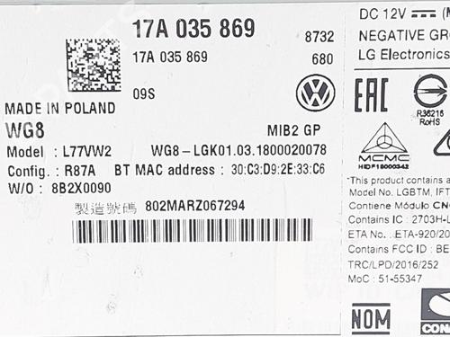 Electronic module VW POLO VI (AW1, BZ1, AE1) 1.0 TSI | BP31600005M83 - Image 4